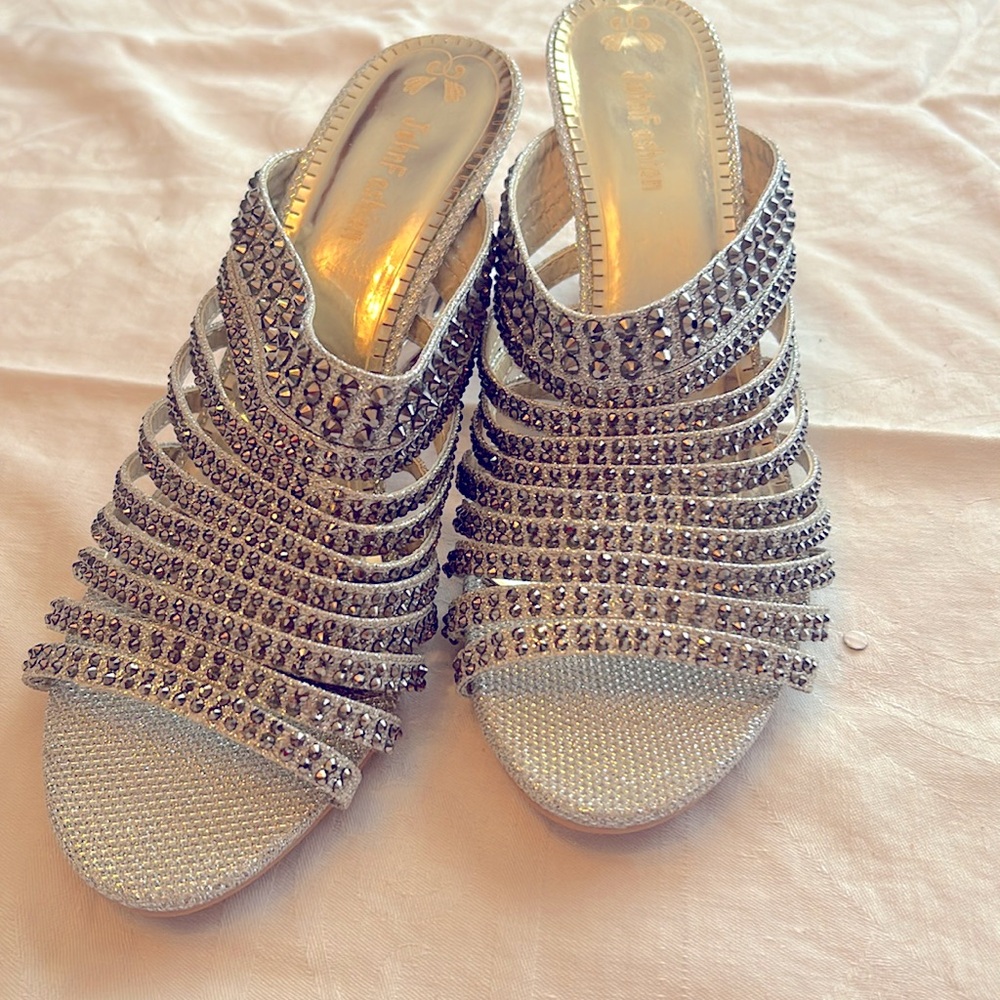 JohnFashion Rhinestone heels